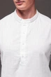 Рубашка R.A. Casual Linen молочная 2190 мол M - изображение 5
