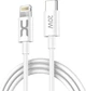 Интерфейсный кабель DC CL-Q22 20W (PD) TypeC - Lightning 2m White (36979) - изображение 1