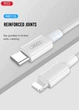 Интерфейсный кабель XO NB113 18W TypeС-Lightning (iPhone iPad) 1m White (37022) - изображение 3