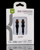 Інтерфейсний кабель DC CL-23B PD 60W TypeC - TypeC 1m Black (36981) - зображення 2