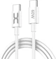 Интерфейсный кабель DC CL-F62 60W (PD) TypeC-TypeC 2m White (36986) - изображение 1