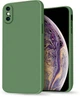 Силіконовий чохол HardCorner iPhone X (з мікрофіброю) Khaki (36123-17) - зображення 1