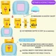 Говорящие обучающие карточки монтессори с животными для детей развивающие Trendzy для изучения английского языка звуковые интерактивные 112 карточек на 224 слова голубой - изображение 10