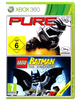 Игра Microsoft Xbox 360 Pure / LEGO Batman: The Videogame Английская Версия DVD 2шт Б/У - изображение 1