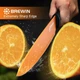 Набір ножів BREWIN RCSD-015AO German Stainless Black-Orange у дерев'яній колоді 15 предметів - зображення 3