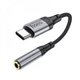 Переходник Hoco LS36 Адаптер удлинительный кабель USB C на 3.5 мм (12см) - изображение 1
