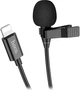 Петличний мікрофон Hoco L14 iP Lavalier Black (6931474761149) - зображення 1