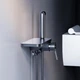 Cмеситель для гигиенического душа DAMIXA Jupiter настенного монтажа однорычажный черный латунь 773500301 - изображение 4