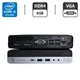 Неттоп HP EliteDesk 800 G3 Desktop Mini USFF / Intel Core i5-6500T (4 ядер по 2.5 - 3.1 GHz) / 8 GB DDR4 / 320 GB HDD / Intel UHD Graphics 630 / Блок питания / Windows 11 Pro б/у - изображение 1