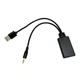 Автомобільний бездротовий модуль Bluetooth музичний аудіоприймач / адаптер з AUX та USB, чорний (87299451) - зображення 1