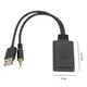 Автомобільний бездротовий модуль Bluetooth музичний аудіоприймач / адаптер з AUX та USB, чорний (87299451) - зображення 5
