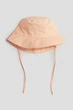 Панама дитяча персикова H&M 1-2 роки (400098064) - зображення 1