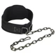 Пояс для обтяжень DIP BELT SOFT STRAP EZOUS (ширина-16см, довжина 80см, з ланцюгом, вага 1050гр, чорний) (N-03) - зображення 2
