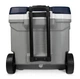 Изотермический контейнер 56л на колесах Igloo MAXCOLD LATITUDE 62 ROLLER 48х46,5х52 см Серый - изображение 5
