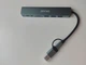 Багатофункціональний USB хаб концентратор 8 в 1 Zevmi 4 USB 3.0 та USB 2.0, 1 портом USB-C, портами Audio та TF/SD - зображення 9