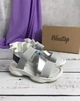 Босоніжки для дівчаток Weestep 31р - 20.2 см Біло-сірі (549) - изображение 1