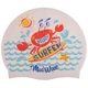 Шапочка для плавання дитяча M-D Junior SURFER (силикон, Білий) (M057912_Білий) - зображення 1