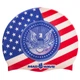 Шапочка для плавания M-D USA (силикон, синий красный) (M055303000W) - изображение 1