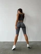 Велосипедки с эффектом пуш-ап Серый M (Push Up) - изображение 2