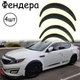 Накладки на арки Фендера Kia K5 ABS пластик универсальные черный - изображение 1