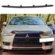 Накладка на бампер Mitsubishi Lancer перемычка черного цвета стеклопластик под покраску - изображение 2