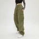 Жіночі штани карго хакі 9138 XXL - зображення 1