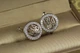 Сережки Xuping Jewelry герб Слава Україні 1.3 см сріблясті - зображення 2