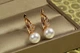Сережки Xuping Jewelry бурулька з перлиною 1,5 см золотисті - зображення 2