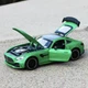 Машинка Mercedes AMG GTR іграшка моделька металева колекційна 20 см Зелений (7671959) - зображення 6