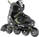 Rolki Nils Extreme Czarno-Zielone S (5907695546101) - obraz 1