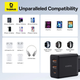 Сетевое зарядное устройство Baseus Compact 30w PD 2xUSB-A USB-C ports charger black - изображение 2