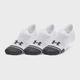 Набор мужских носков коротких Under Armour Performance Tech 3pk ULT 1379502-100 XL 3 пары Белый (196883994052) - изображение 1