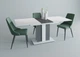 Стол обеденный Clasic 140(180)x80 Белая Аляска / Антрацит Intarsio - изображение 4