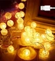 Светодиодная гирлянда "Хрустальные шарики", 10м, 100 LED, от USB, 8 режимов, IP44, Теплый белый - изображение 1