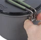 Каструля Bo-Camp Explorer Hard Anodized 1L Grey/Green (2200236) (DAS302115) - зображення 6