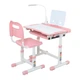 Детская парта Bambi M 5068-8-2 со стулом, регул.высота, розовый, подставка для книги, лампа - изображение 1