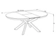 Стіл MELI 138-188x138 Sonata Glossy - зображення 2