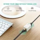 Соединитель сетевых кабелей - витой пары UGREEN NW114 RJ45 Network Keystone Coupler (20311) - изображение 4