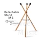 Стойка розборная для хендпана, глюкофона Hluru Detachable Large Stand (96x35cm) - изображение 1