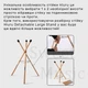 Стойка розборная для хендпана, глюкофона Hluru Detachable Large Stand (96x35cm) - изображение 4