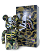 Статуетка Bearbrick x BAPE Mastermind Green Camo 400% 28 см Medicom Toy Камуфляжна Акула. - зображення 7