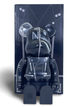 Статуетка Bearbrick x BAPE x Neighborhood 400% 28 см Акула Medicom Toy в костюмі. - зображення 8