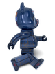 Статуэтка Bearbrick x BAPE x Levis 400% 28 см Medicom Toy Акула в костюме. - изображение 12
