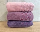 Набор махровых турецких полотенец Zeron 3 штуки 50х90 Microcotton Puanli Desen - изображение 4