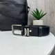 Мужская кожаная сумка-планшет Armani + поясной ремень подарочный комплект для мужчин стильный набор - изображение 3