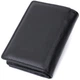 Практичный кошелек с монетницей из натуральной кожи ST Leather 22740 Черный - изображение 5