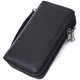Чоловічий шкіряний клатч для карток купюр та документів ST Leather bg226fash84 Чорний - зображення 9
