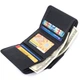 Красиве жіноче портмоне з монетницею з натуральної шкіри ST Leather Wallet 22728 Чорний - зображення 8