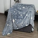Плед плюшеве покривало Blanket kids Magic Star 150х100 см флісова ковдра, що світиться в темряві. Сірий 5057294 - зображення 3