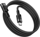 Type-C Подовжувач HOCO U107 Type-C-Type-C Extension Cable USB2.0 1.2m - зображення 2